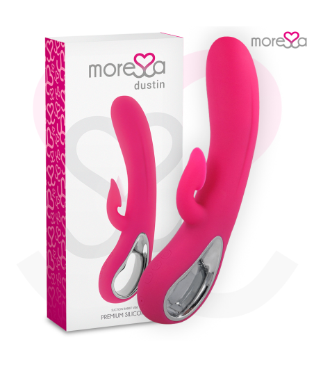 MORESSA - DUSTIN CLITORAL SUCTION AND POWERFUL VIBRATION PREMIUM SILICONE RECHARGEABLE