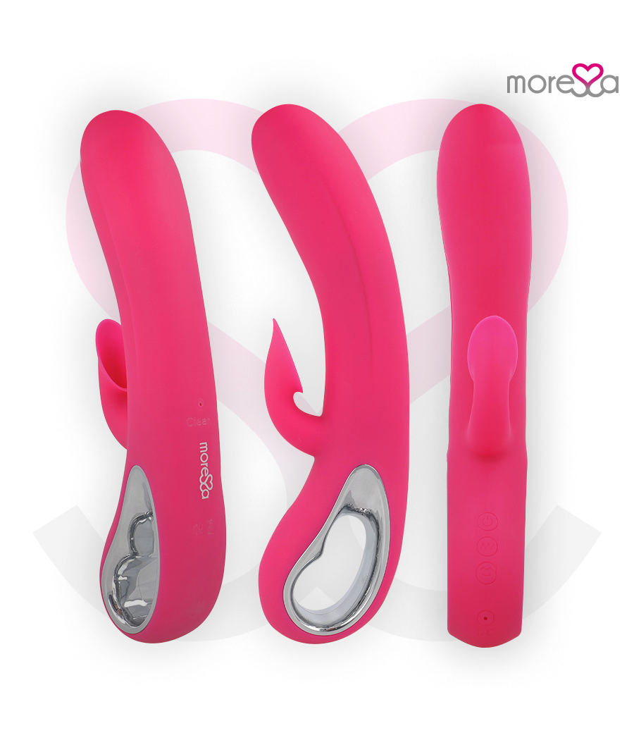 MORESSA - DUSTIN ASPIRAZIONE CLITORIDEA E VIBRAZIONE POTENTE SILICONE PREMIUM RICARICABILE