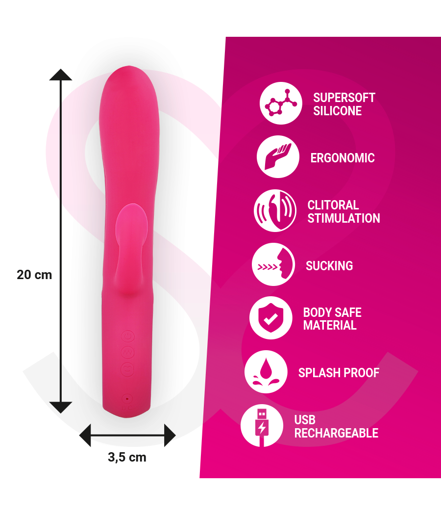 MORESSA - DUSTIN CLITORAL SUCTION AND POWERFUL VIBRATION PREMIUM SILICONE RECHARGEABLE