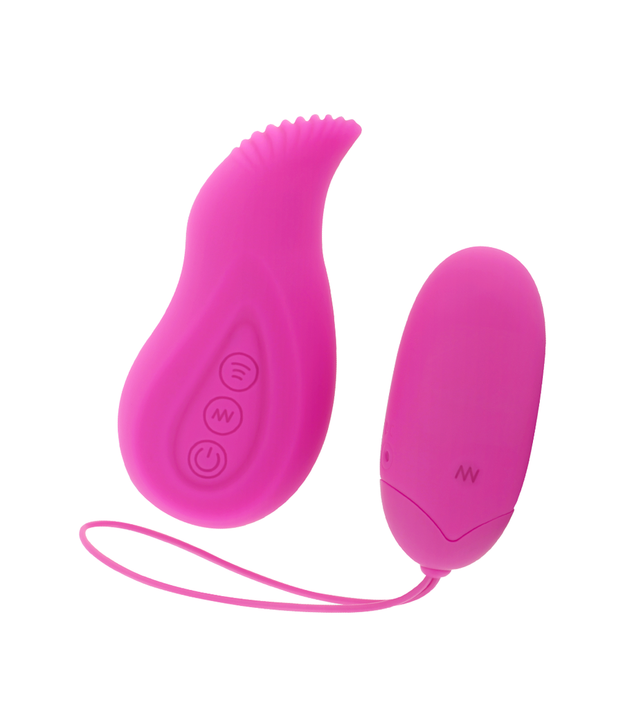 MORESSA - EDGAR SET DUO HUEVO REMOTO Y MANDO CON VIBRACIÓN INCORPORADA PREMIUM SILICONE CONTROL REMOTO