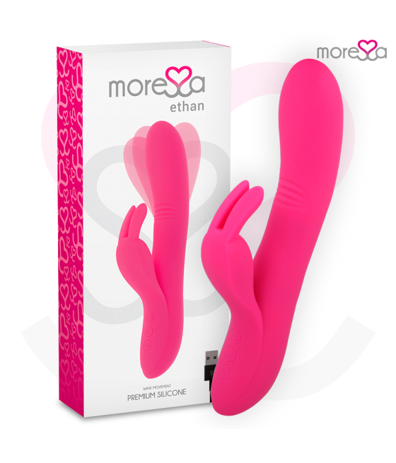 MORESSA - ETHAN EFECTO WAVE MAS POTENTE VIBRACIÓN PREMIUM SILICONE RECARGABLE