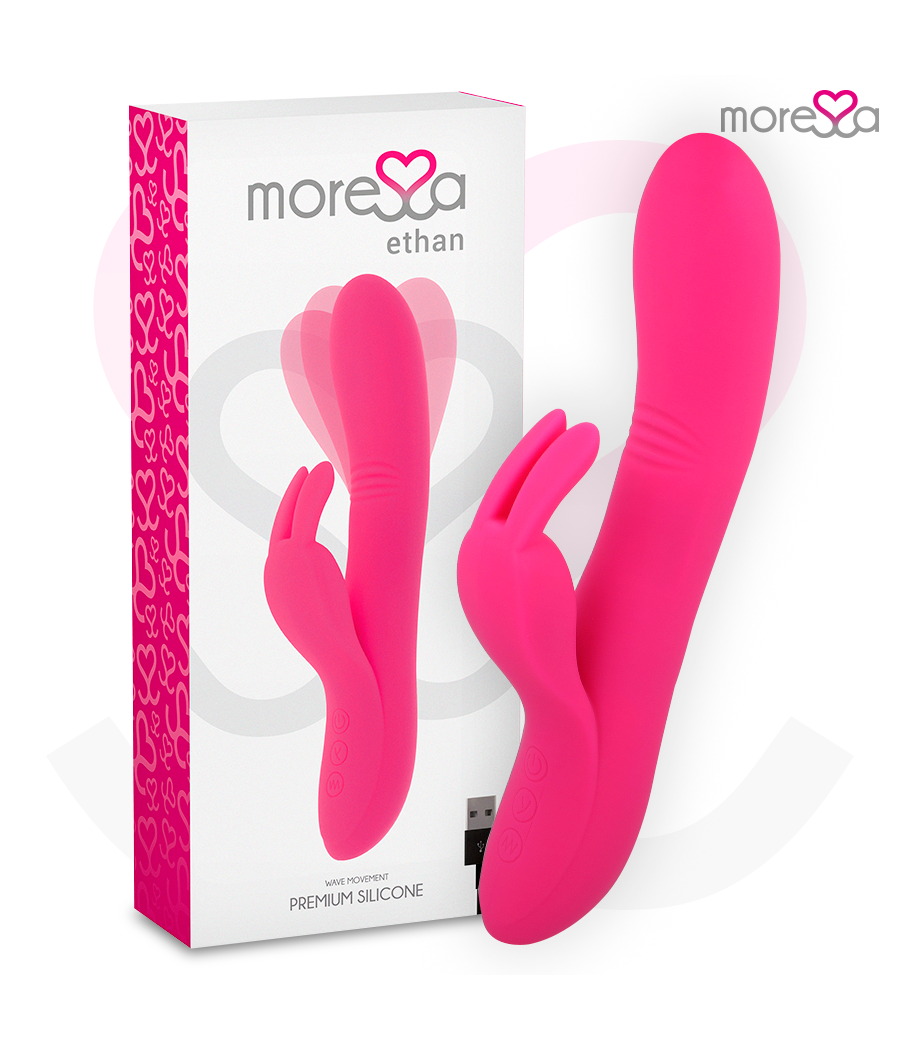 MORESSA - ETHAN EFECTO WAVE MAS POTENTE VIBRACIÓN PREMIUM SILICONE RECARGABLE