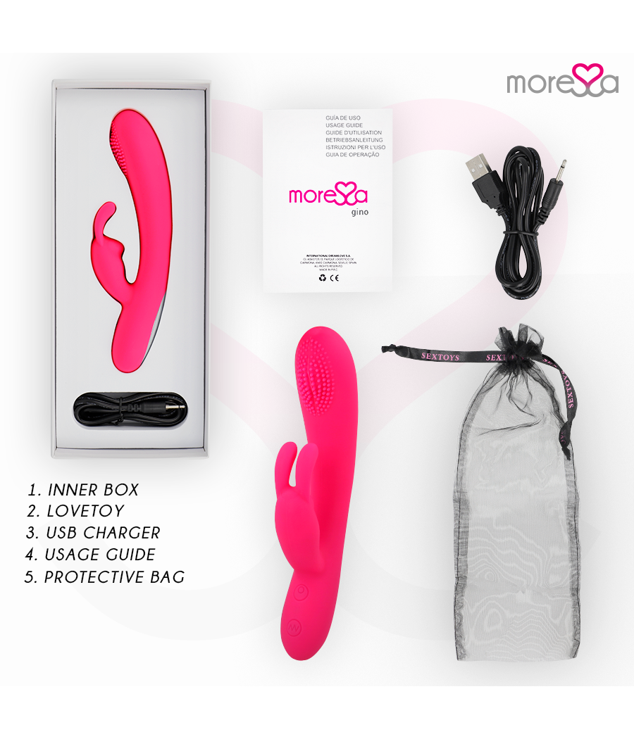 MORESSA - GINO PREMIUM SILICONE RICARICABILE