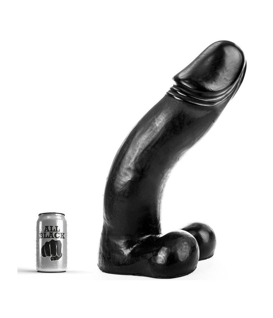 ALL BLACK - DILDO PRETO 45 CM