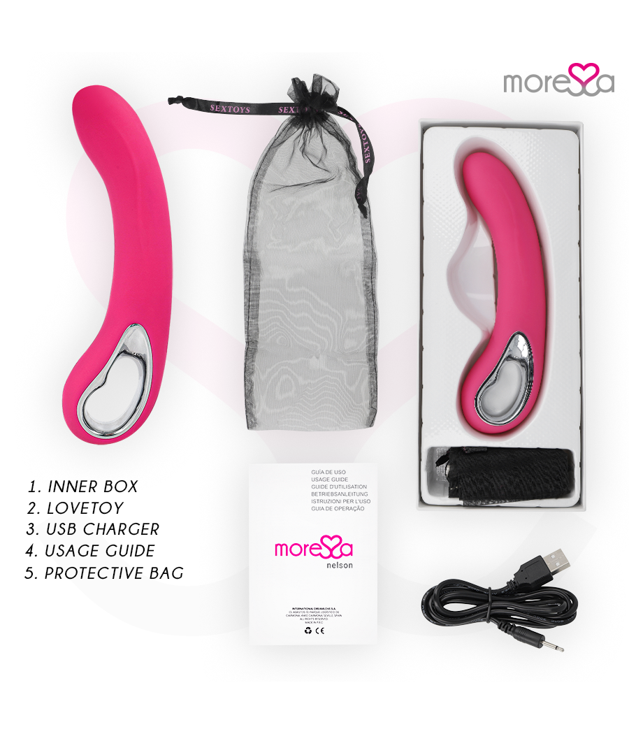 MORESSA - NELSON PREMIUM SILICONE RICARICABILE