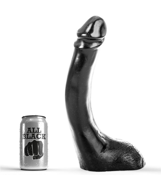ALL BLACK - DILDO NEGRO 29 CM FISTING