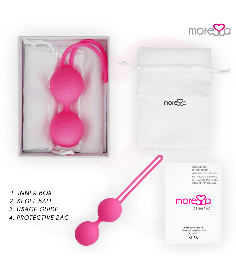 MORESSA - OSIAN DUE SILICONE PREMIUM ROSA