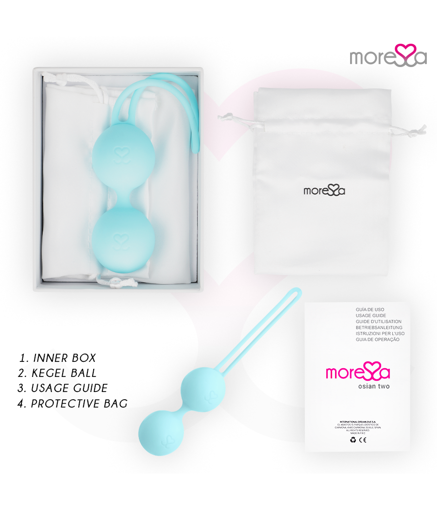 MORESSA - OSIAN DEUX SILICONE TURQUOISE PREMIUM