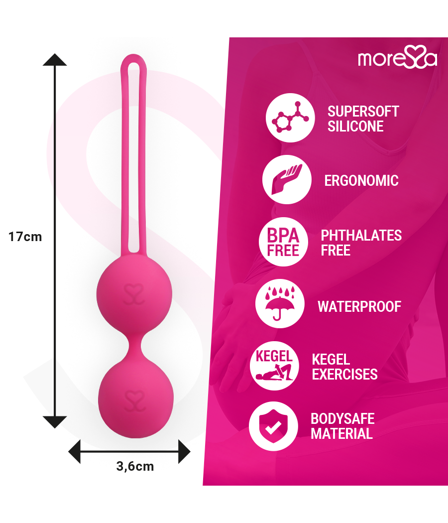 MORESSA - OSIAN TROIS SILICONE PREMIUM ROSE