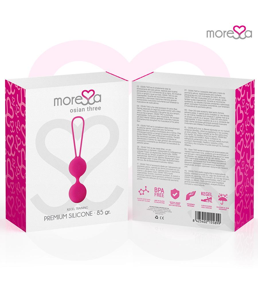 MORESSA - OSIAN THREE PREMIUM SILICONE PINK
