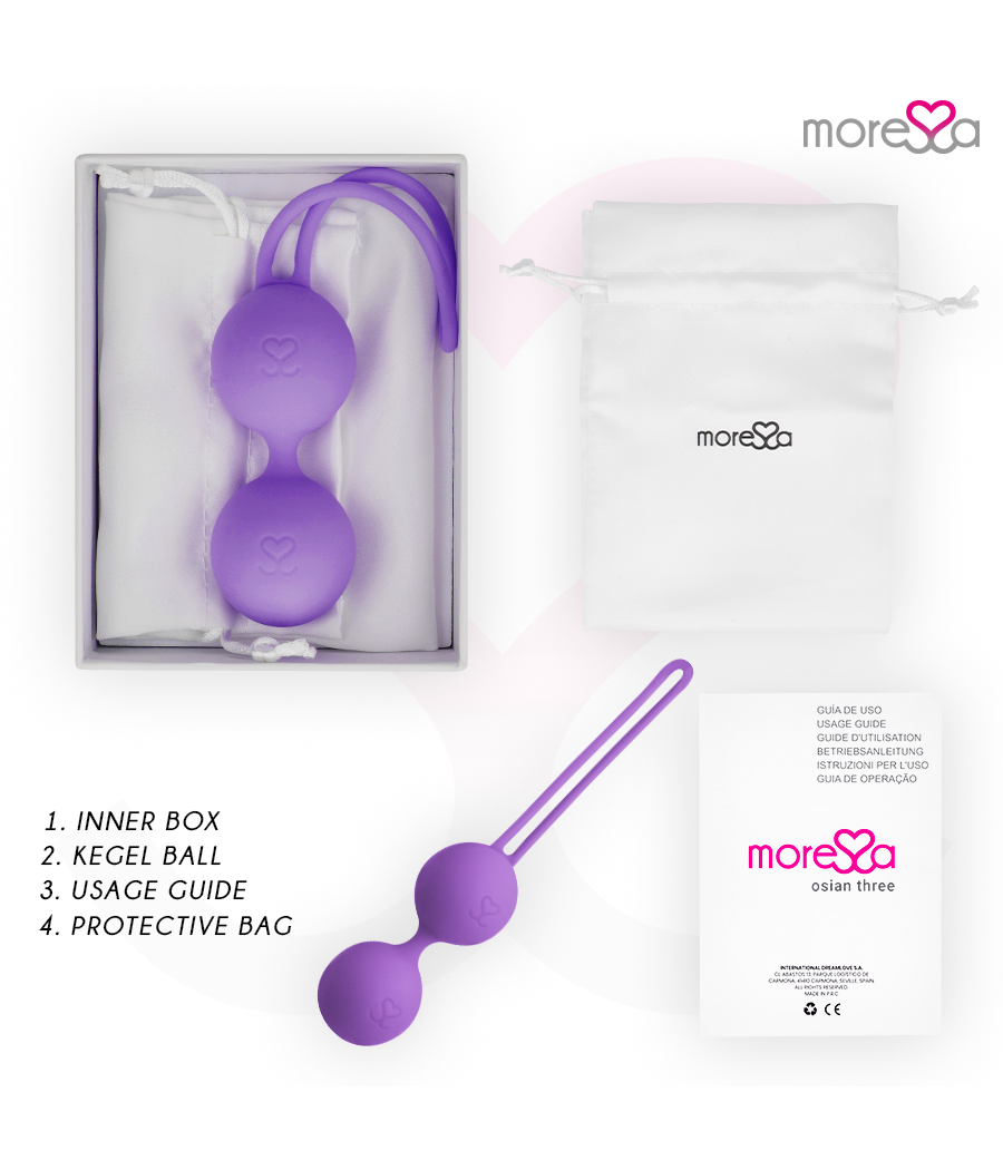 MORESSA - OSIAN TROIS SILICONE LILAS PREMIUM