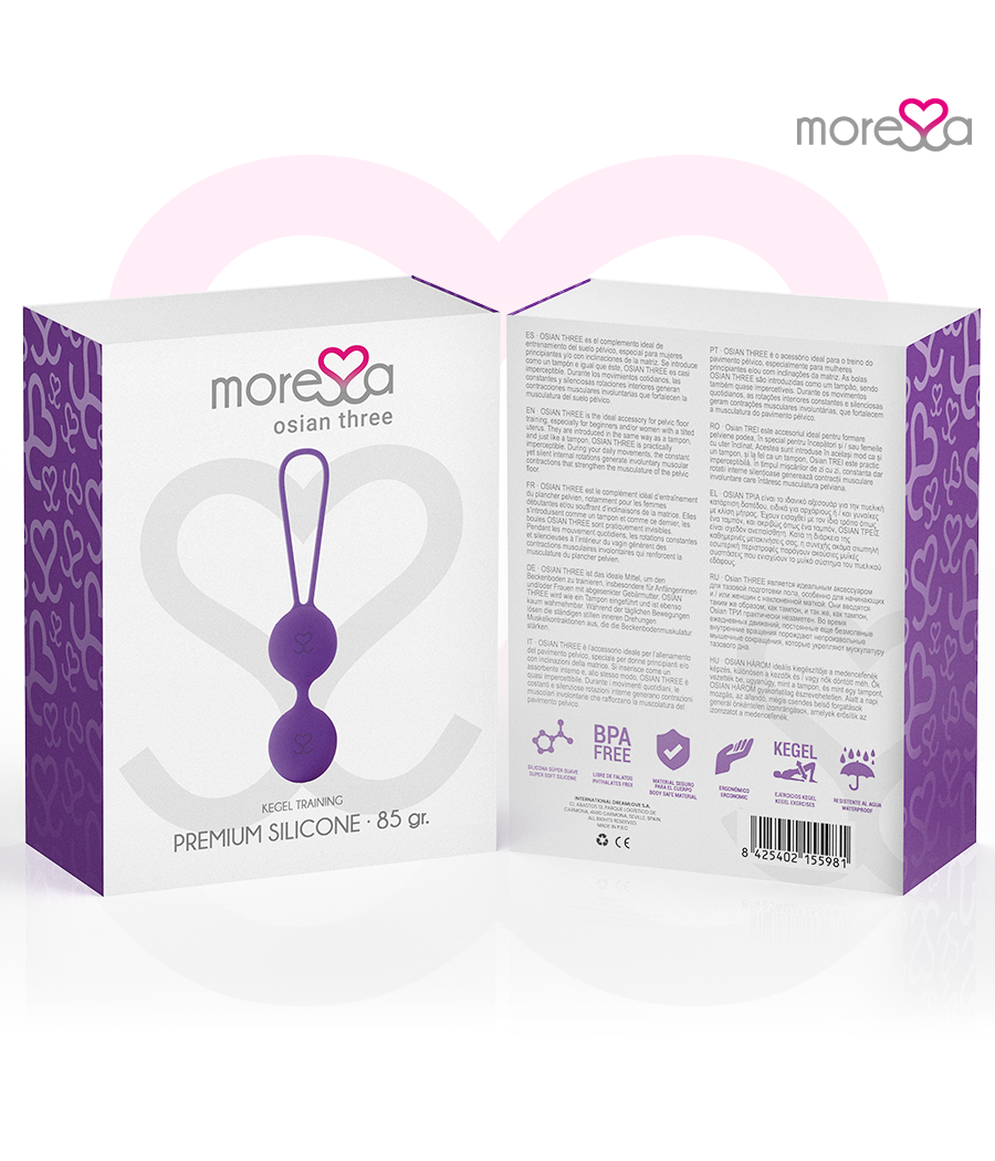 MORESSA - OSIAN TRE PREMIUM SILICONE LILLA