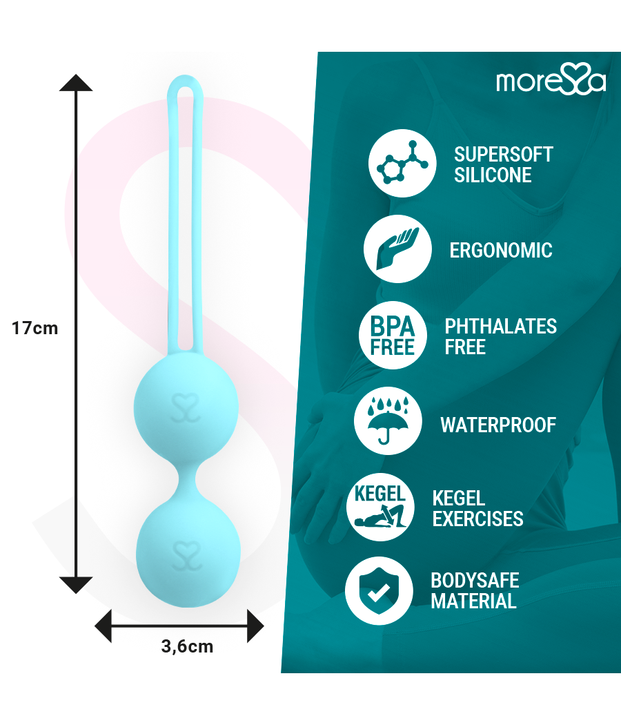 MORESSA - OSIAN THREE PREMIUM TURQUOISE SILICONE
