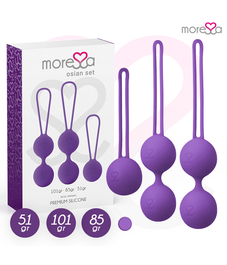 MORESSA - OSIAN SET PREMIUM LILA SILIKON