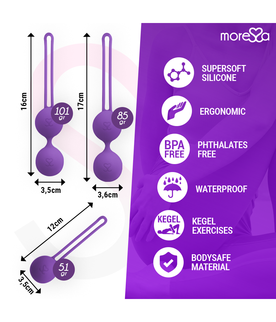 MORESSA - OSIAN SET PREMIUM LILAC SILICONE