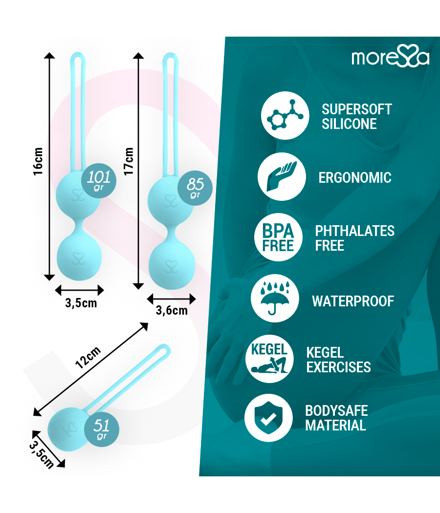 MORESSA - OSIAN SET PREMIUM TÜRKIS SILIKON