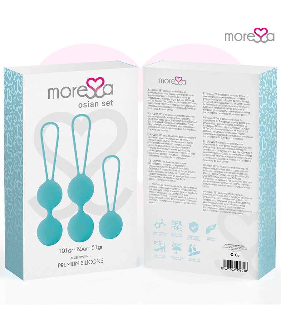 MORESSA - OSIAN SET PREMIUM TURQUOISE SILICONE