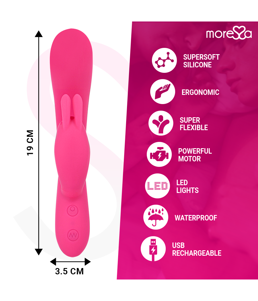 MORESSA - TELMO PREMIUM SILICONE RECARREGVEL