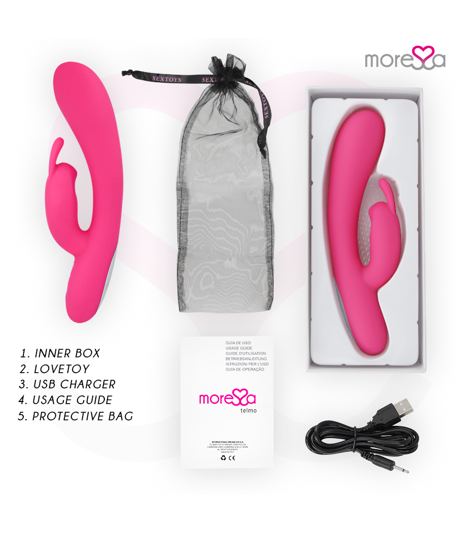 MORESSA - TELMO RECHARGEABLE EN SILICONE PREMIUM