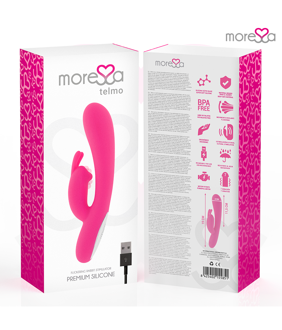 MORESSA - TELMO PREMIUM SILICONE RECHARGEABLE