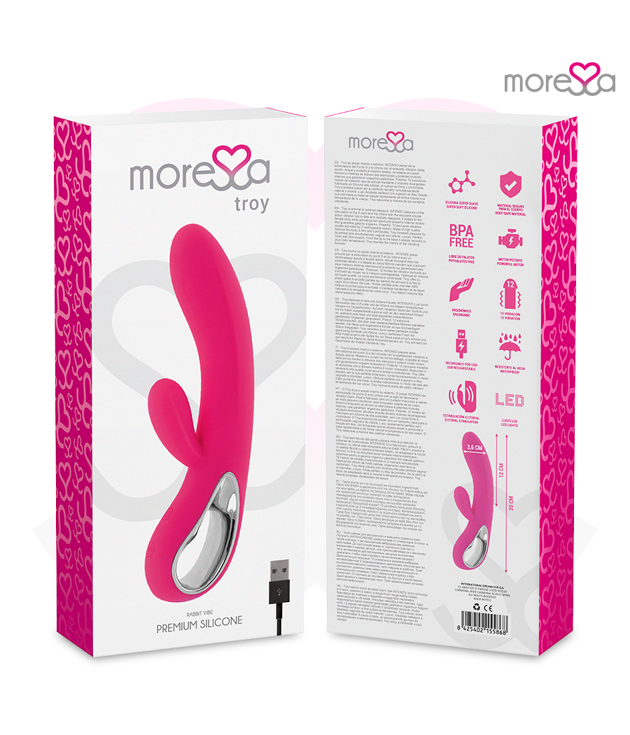 MORESSA - TROY PREMIUM SILICONE RECARREGVEL