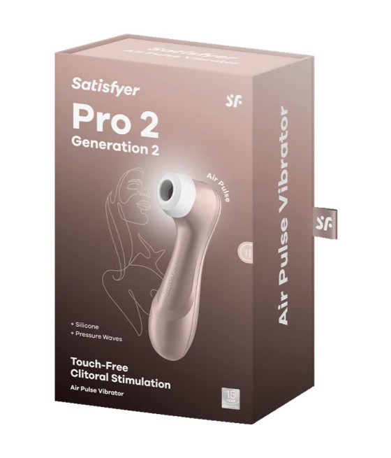 SATISFYER - PRO 2 NOUVELLE GÉNÉRATION 2 VIBRATEUR À IMPULSIONS D'AIR