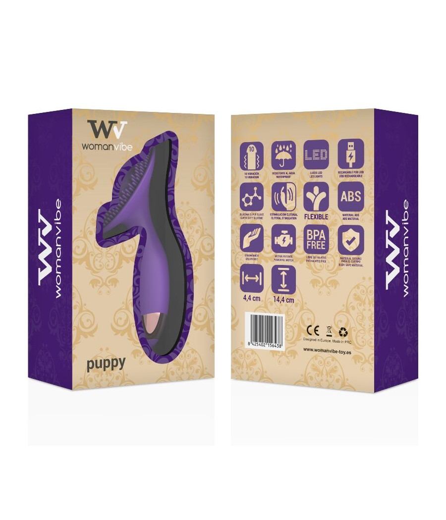 WOMANVIBE - PUPPY STIMULATOR RECHARGEABLE SILICONE