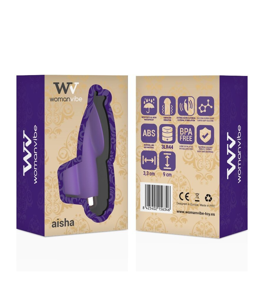 WOMANVIBE - FRAU AISHA SILICONE STIMULATOR FINGER