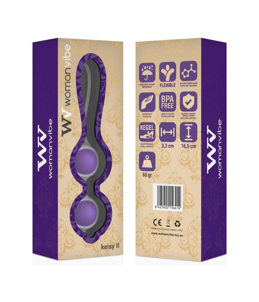 WOMANVIBE - BOLAS DE SILICONE WOMANVIBE KEISY II