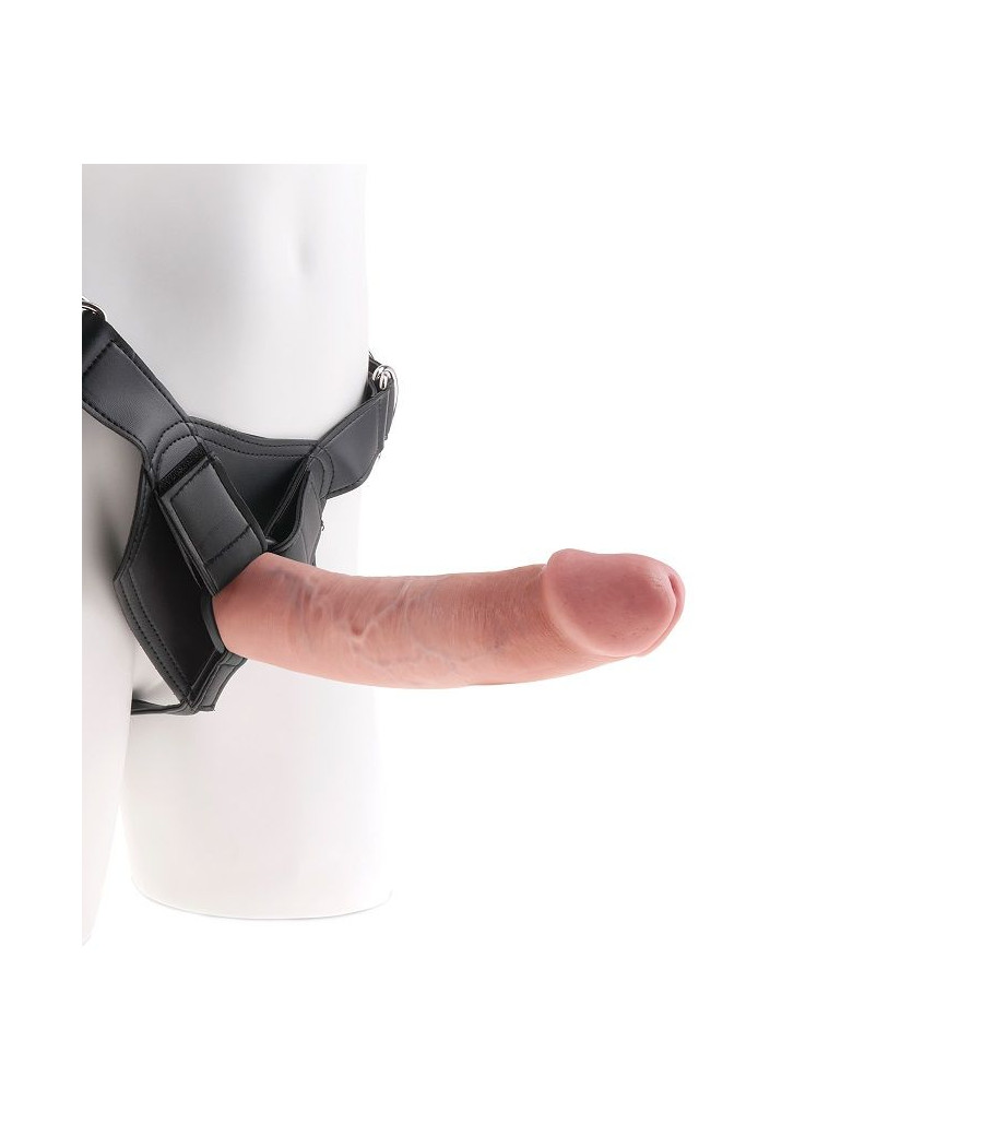 KING COCK - HARNESS CON PENE REALÍSTICO NATURAL 22.9 CM