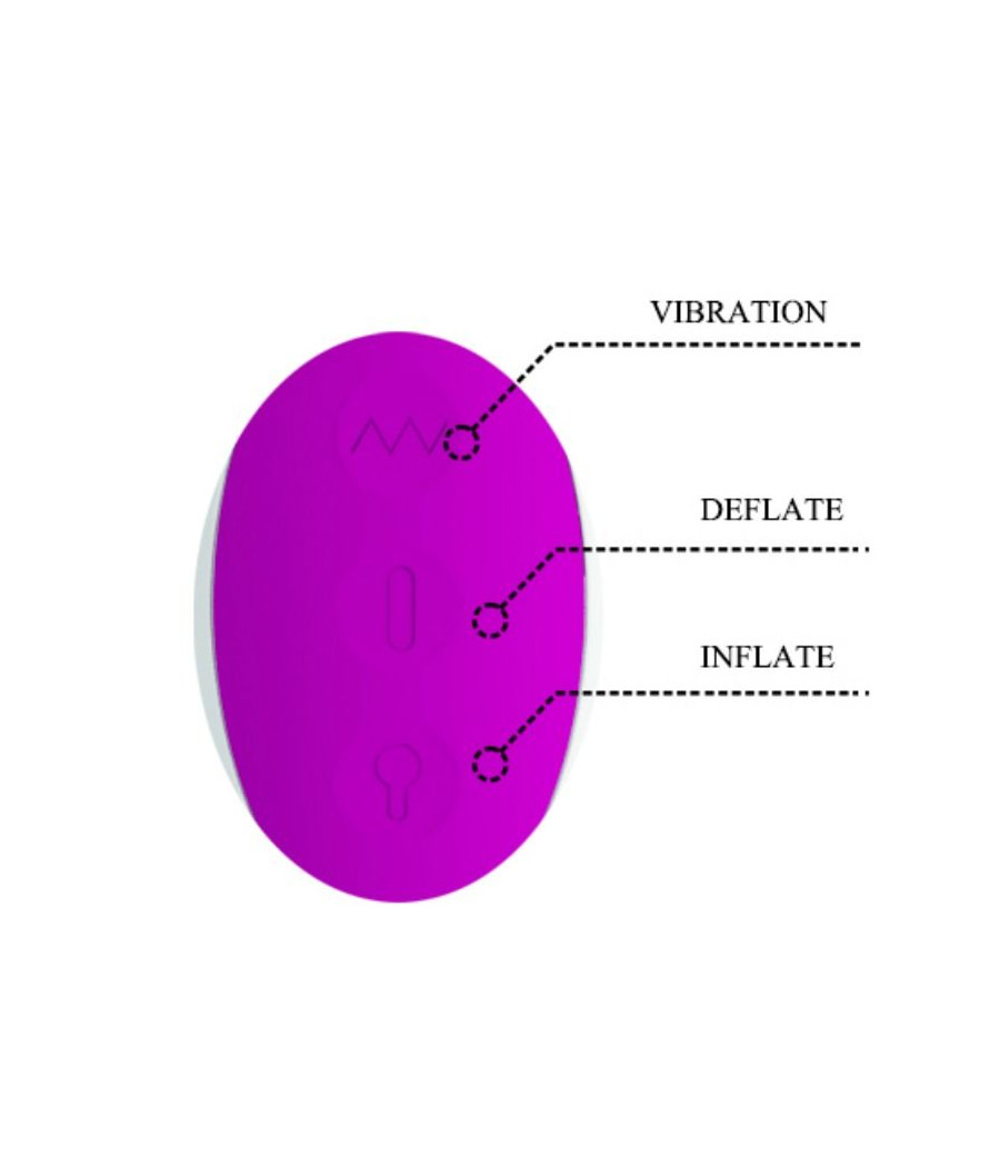 PRETTY LOVE - VIBRATEUR GONFLABLE RECHARGEABLE DEMPSEY