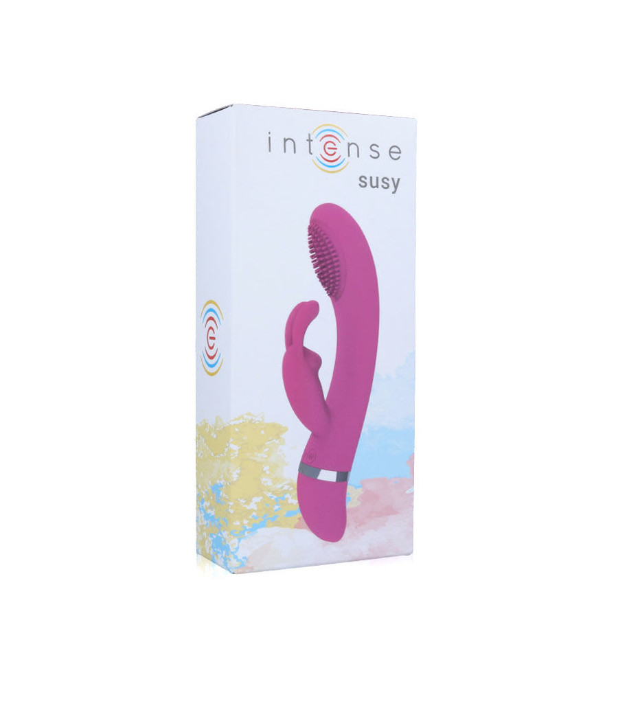 INTENSE - SUSY OSZILLIERENDER VIBRATOR AUS SILIKON KANINCHEN ROSA