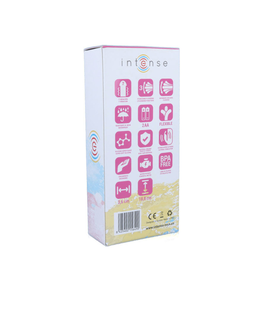 INTENSE - SUSY VIBRADOR OSCILANTE SILICONA RABBIT ROSA