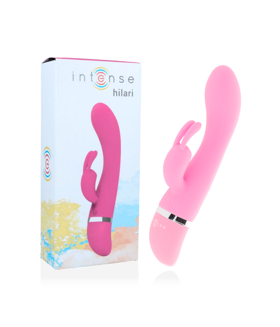 INTENSE - VIBRATEUR DE LUXE EN SILICONE ROSE HILARI