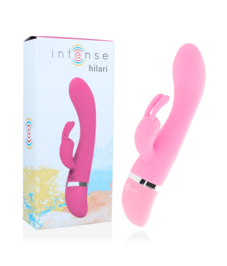 INTENSE - VIBRATEUR DE LUXE EN SILICONE ROSE HILARI