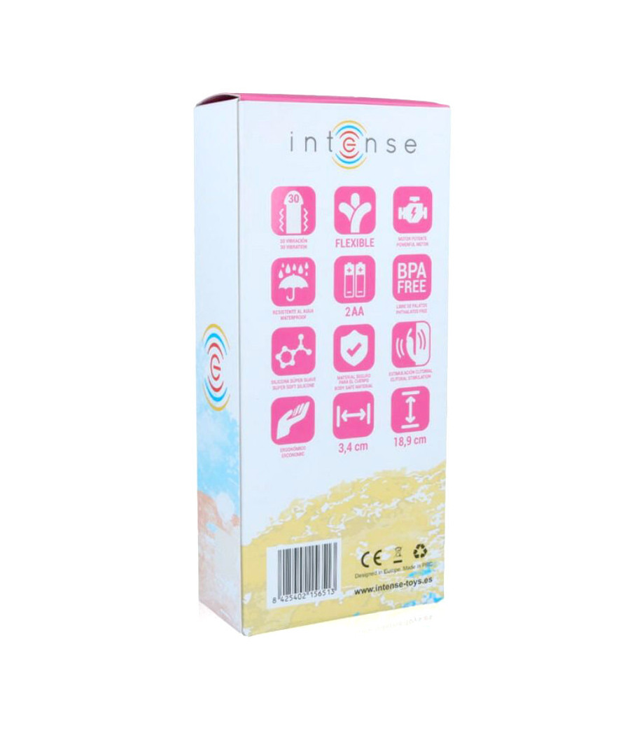 INTENSE - VIBRATEUR DE LUXE EN SILICONE ROSE HILARI