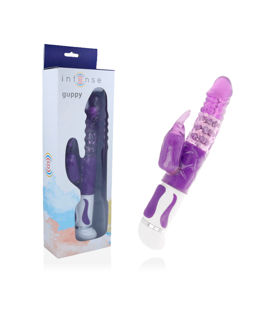 INTENSE - VIBRATEUR ROTATEUR GUPPY LILAS