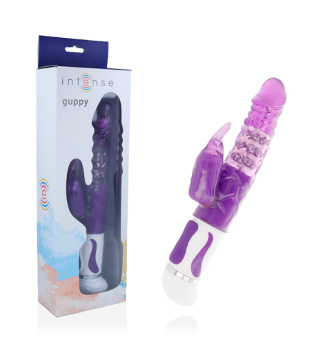 INTENSE - GUPPY VIBRADOR ROTADOR LILA