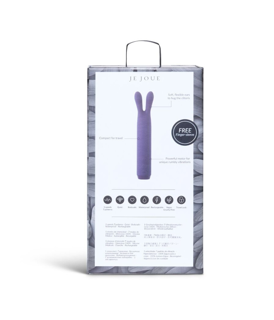 JE JOUE - BALLE VIBRANTE LAPIN VIOLET