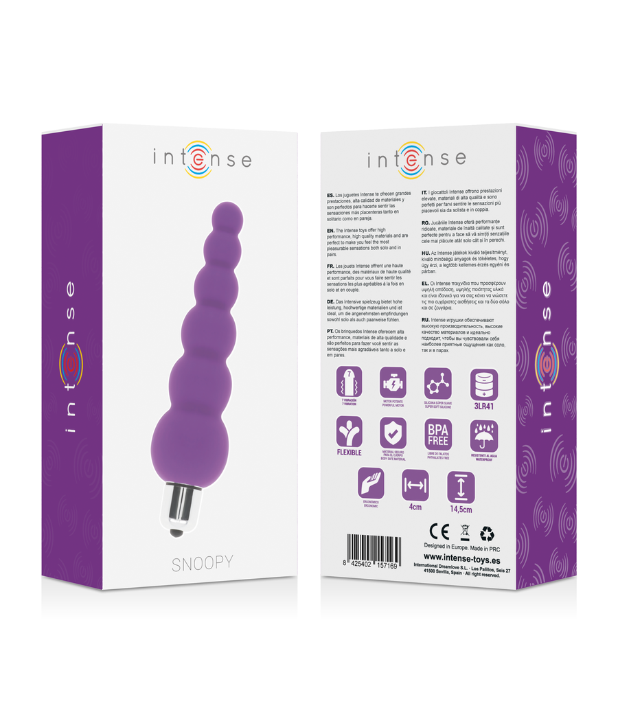 INTENSE - SNOOPY 7 VELOCIT IN SILICONE LILLA