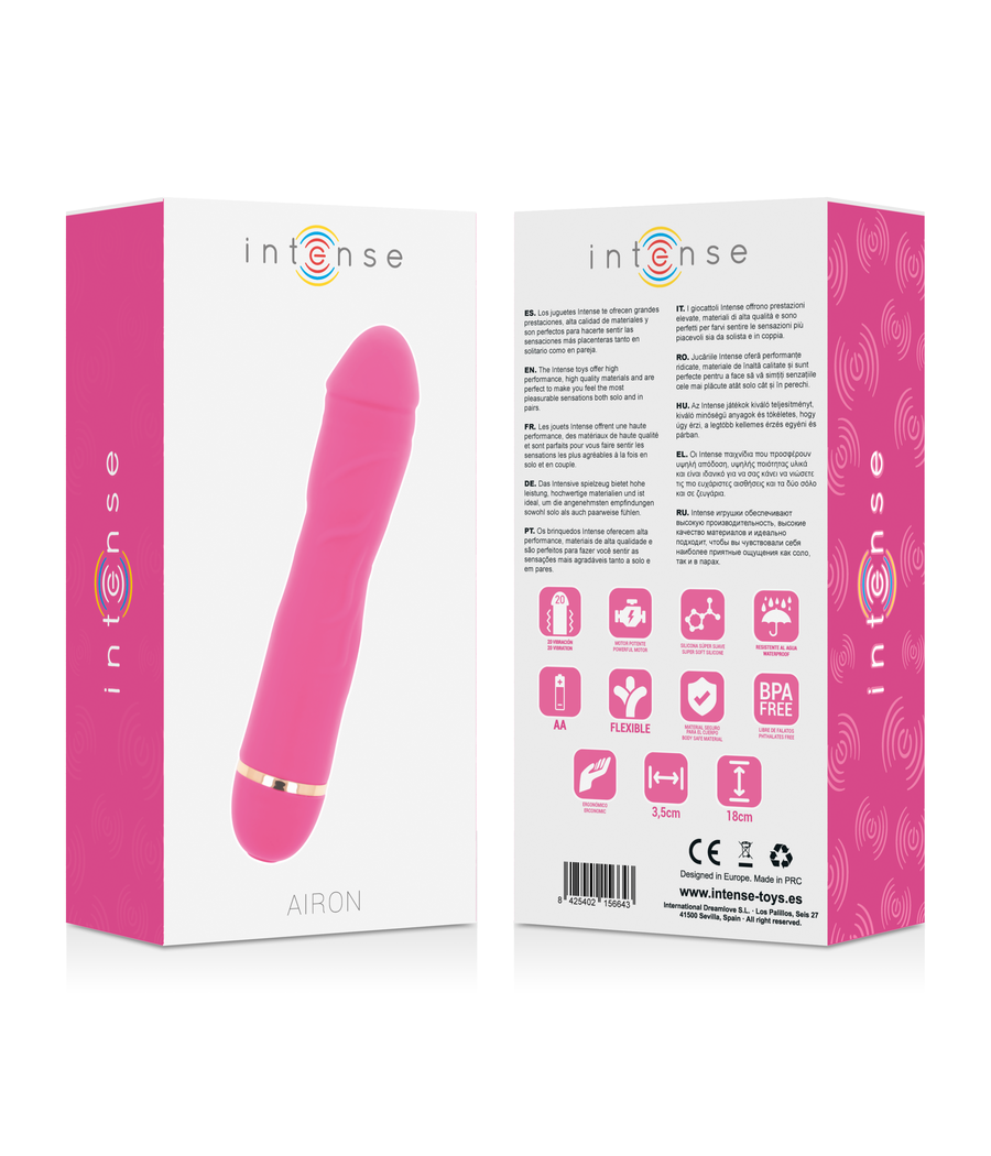 INTENSE - AIRON 20 SPEEDS SILICONE ROSA
