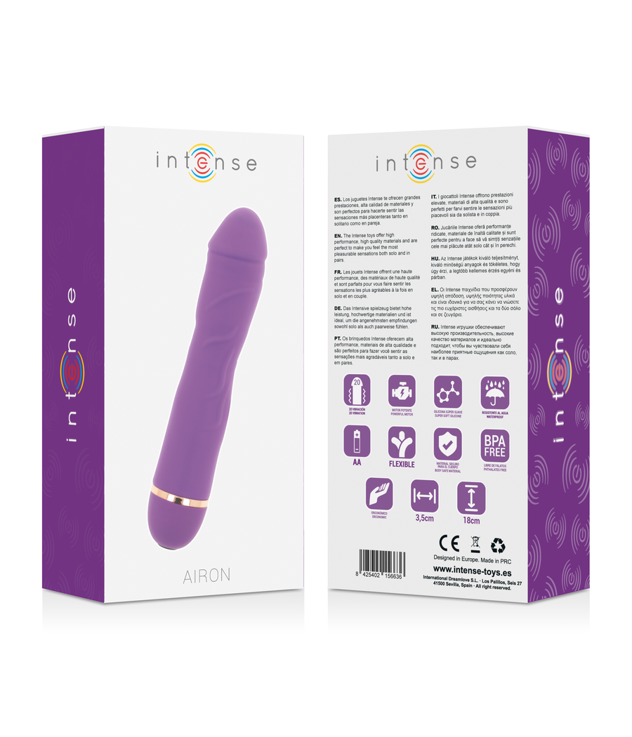 INTENSE - AIRON 20 SPEEDS SILICONE LILA