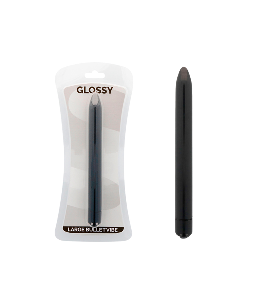 GLOSSY - SCHLANKER VIBRATOR SCHWARZ