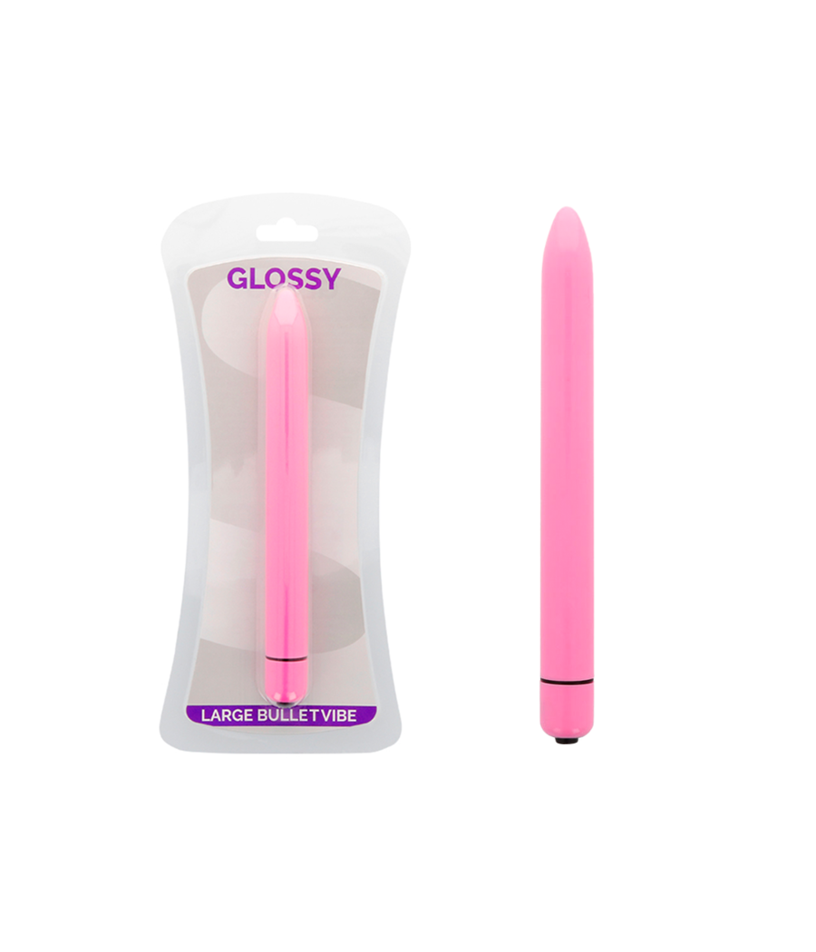 GLOSSY - SLIM VIBRADOR ROSA INTENSO