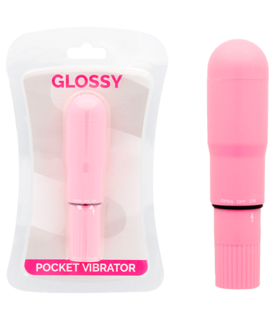 GLOSSY - TASCHENVIBRATOR ROSA