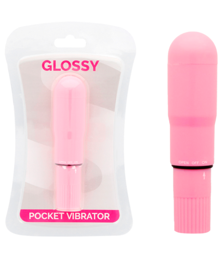 GLOSSY - VIBRATORE TASCABILE ROSA
