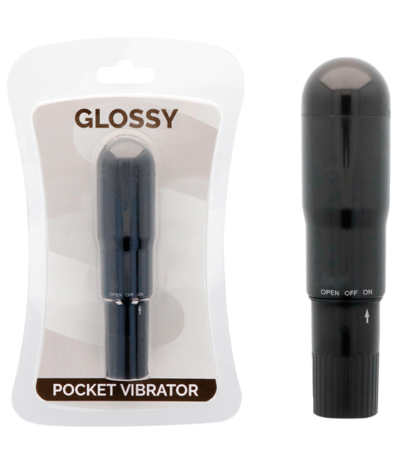 GLOSSY - TASCHENVIBRATOR SCHWARZ