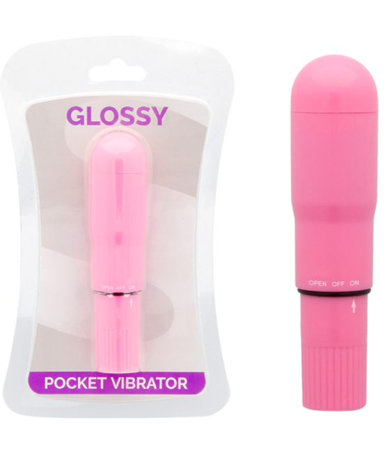 GLOSSY - TASCHENVIBRATOR DEEP ROSE