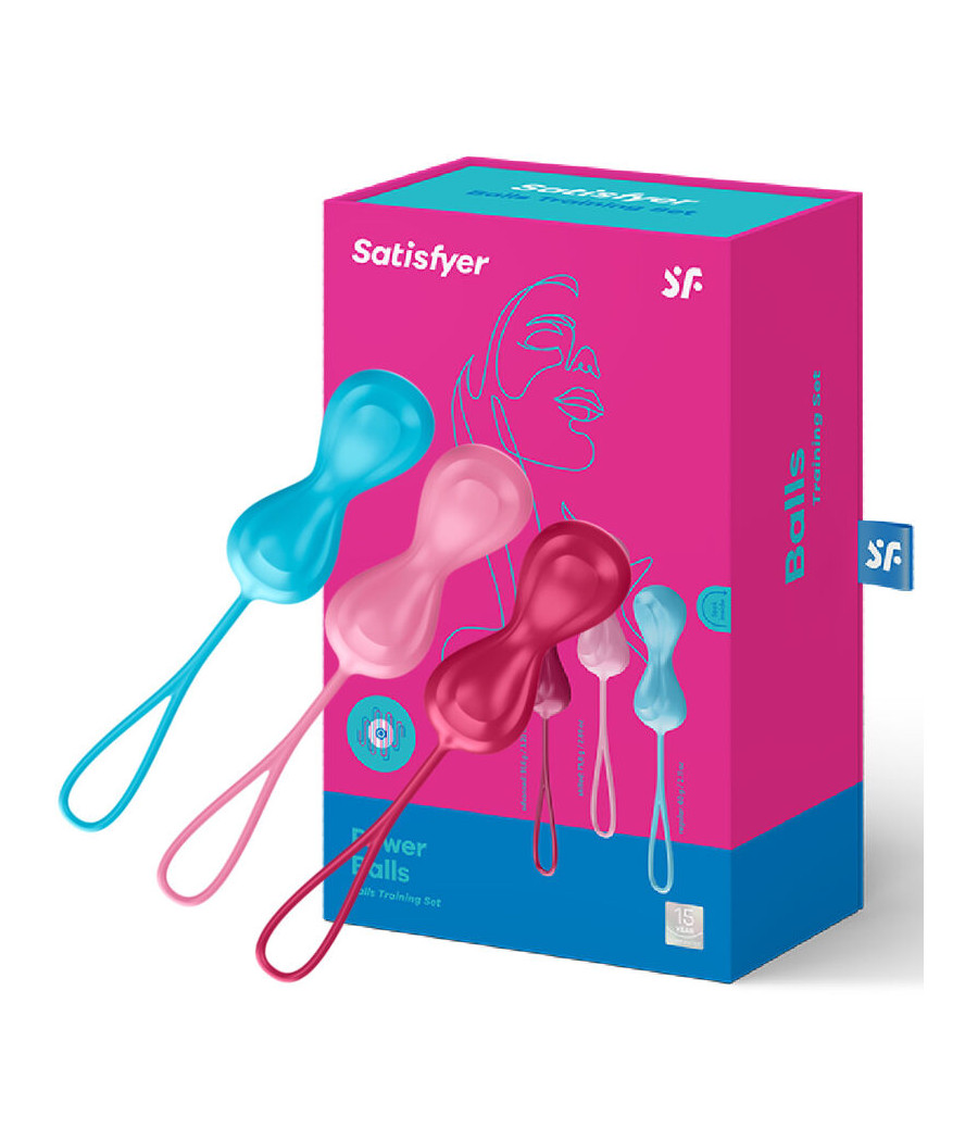 SATISFYER - ENSEMBLE ENTRAÎNEMENT LOVEBALLS 1