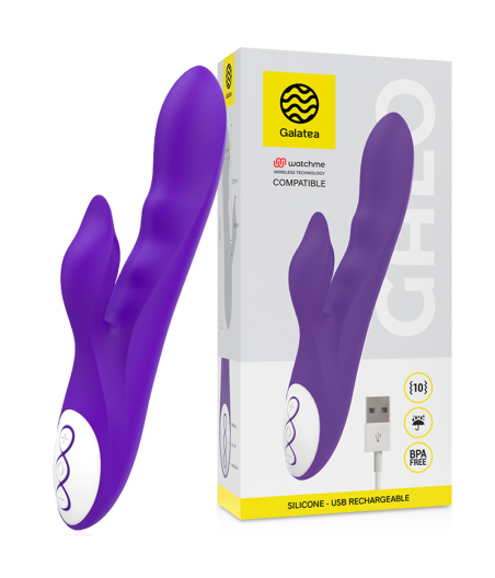 GALATEA - GALO PURPLE VIBRATOR + WATCHME REMOTE CONTROL